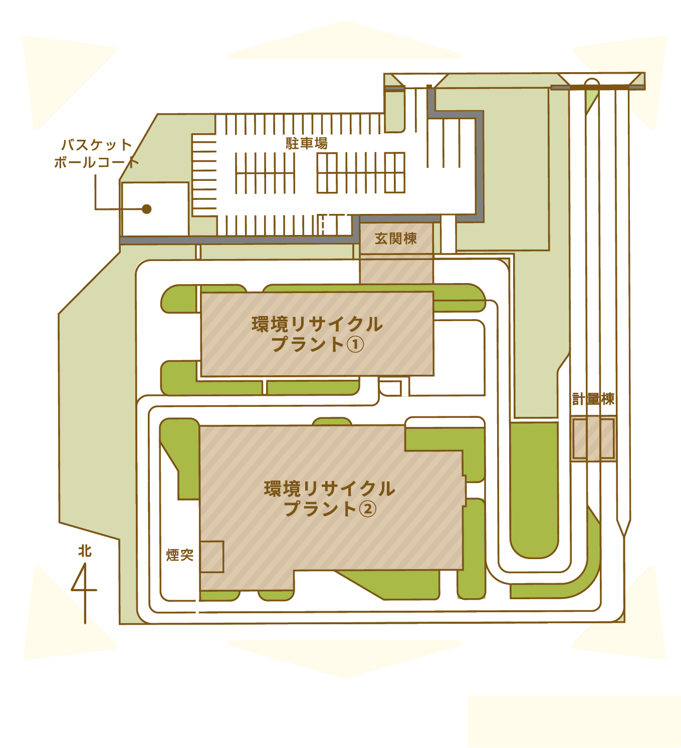 自治体工場施設 整備・運営事業 建設工事 現場マップ